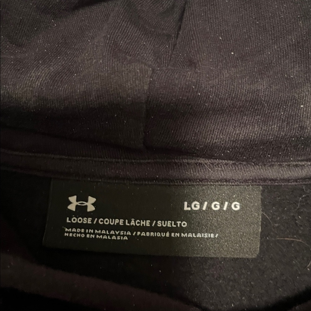 Under Armour Black Hoodie with Camo Accents - Picture 2 of 5